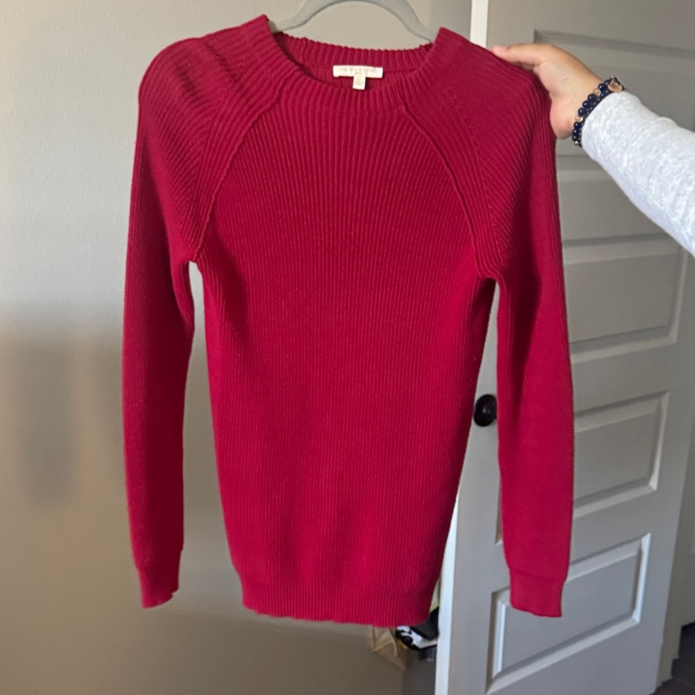 Chelsea & Violet Red Crew Neck Sweater